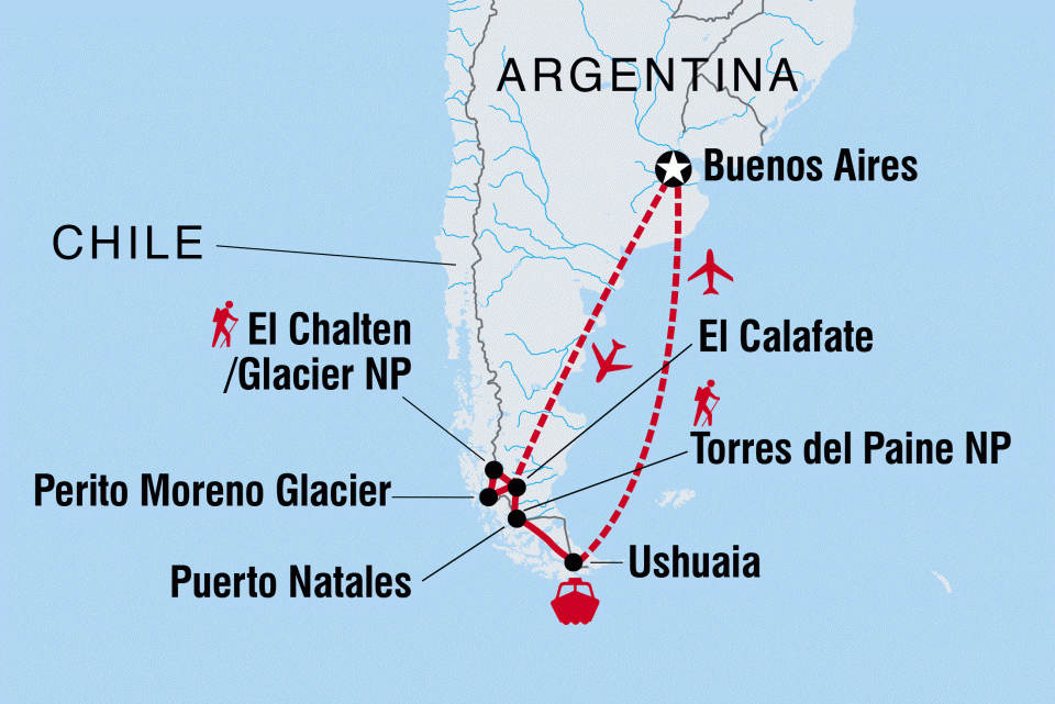 Cómo llegar a El Calafate | Alojamientos en El Calafate Turismo en Argentina